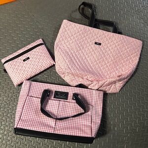 Set of Scout Gingham bags